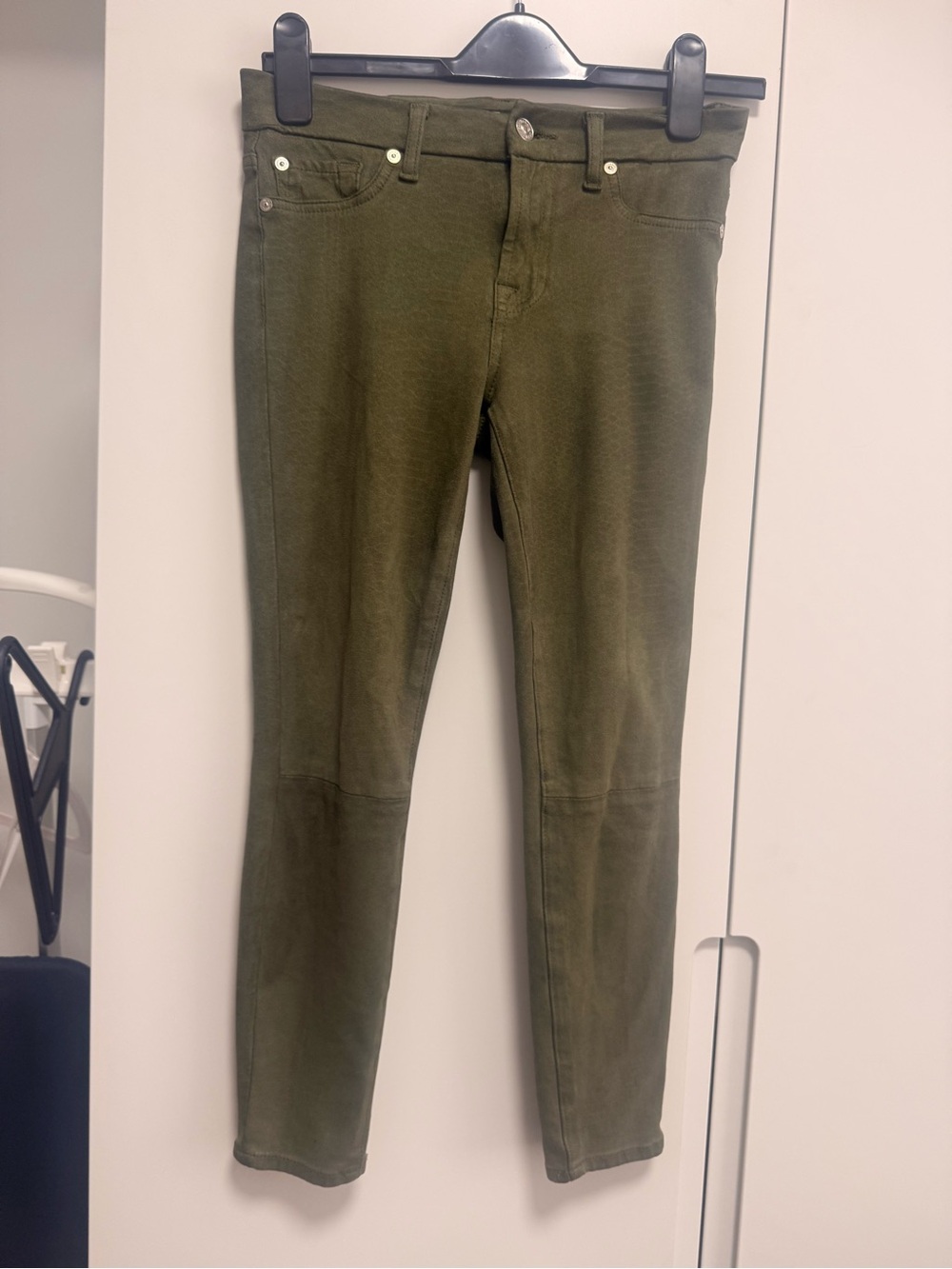 Olive Green Women's Slim Jeans